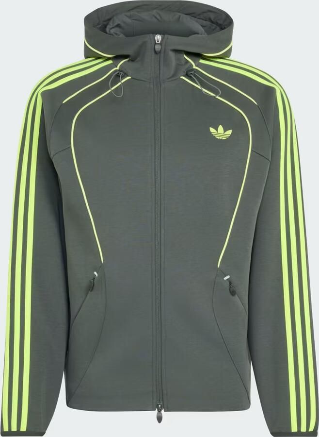 Adidas SPACER TEAMGEIST 26 CUTLINE HOODIE MET LANGE RITSSLUITING - Foto 4