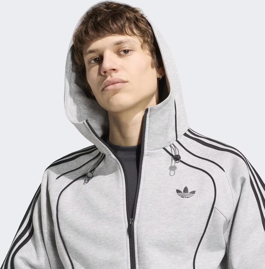 Adidas SPACER TEAMGEIST 26 CUTLINE HOODIE MET LANGE RITSSLUITING - Foto 2