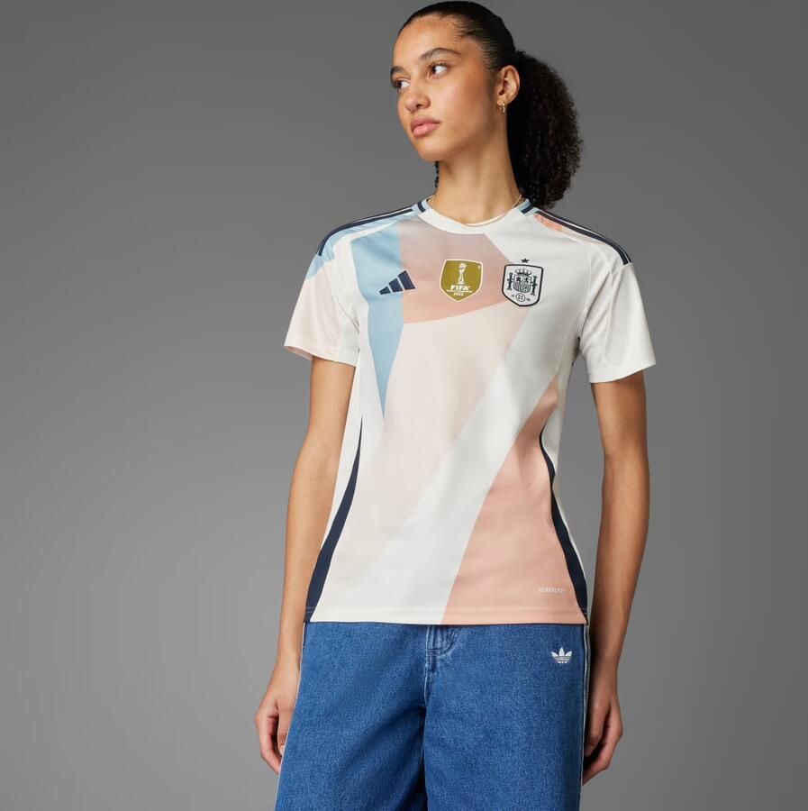 Adidas Spanje 25 (Vrouwenelftal) Uitshirt Wit- Dames Wit - Foto 6
