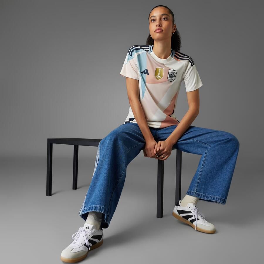 Adidas Spanje 25 (Vrouwenelftal) Uitshirt Wit- Dames Wit - Foto 3