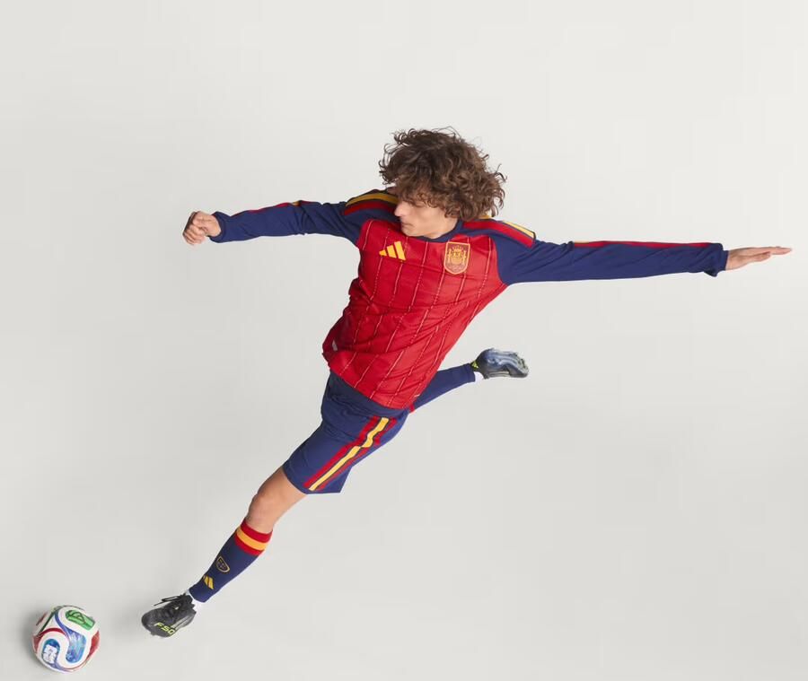 Adidas Spanje 26 Authentiek Thuisshirt met Lange Mouwen - Foto 5