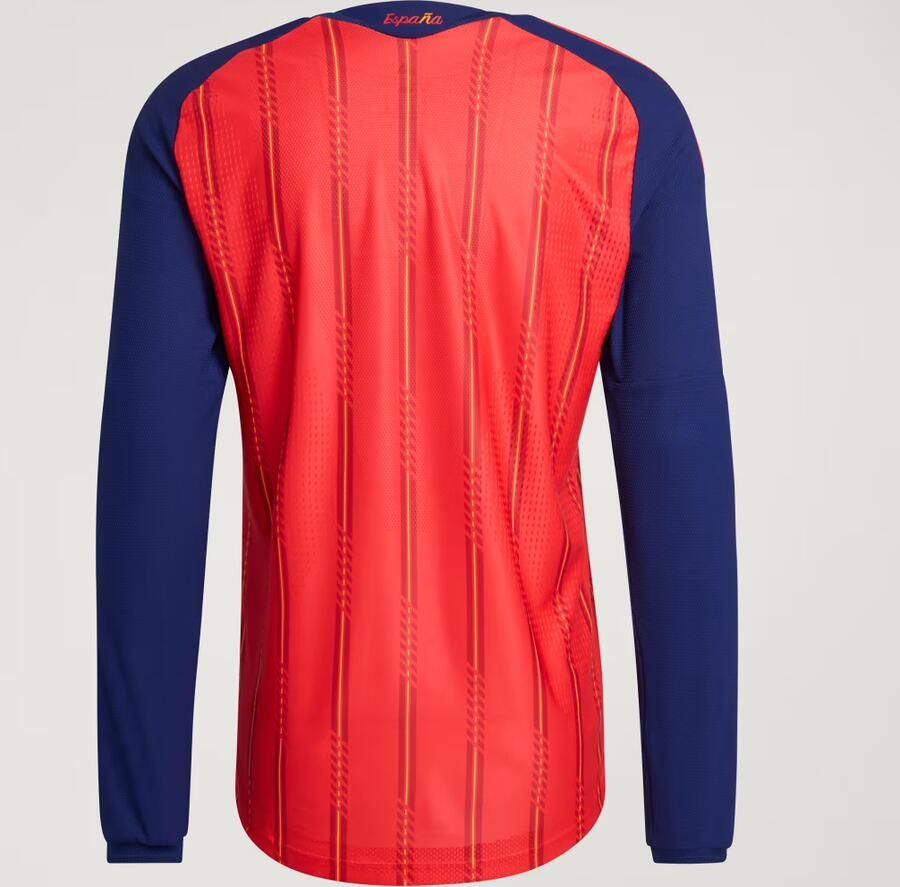 Adidas Spanje 26 Authentiek Thuisshirt met Lange Mouwen - Foto 4