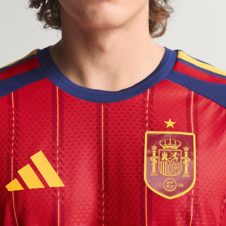 Adidas Spanje 26 Authentiek Thuisshirt met Lange Mouwen - Foto 2