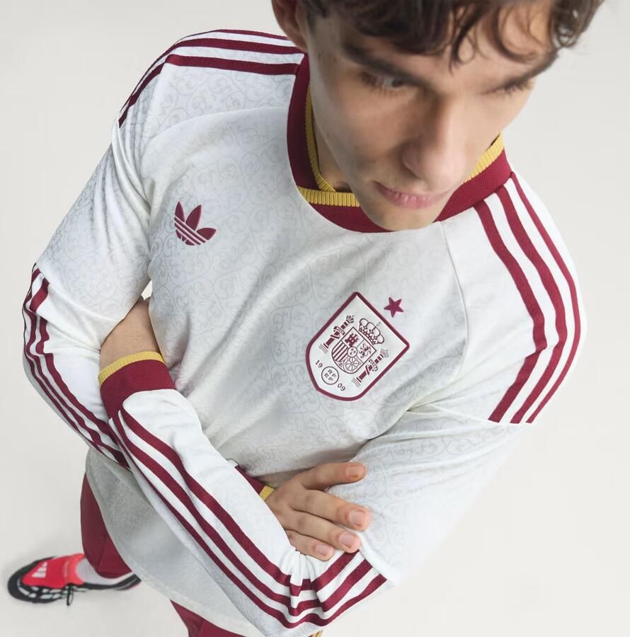 Adidas Spanje 26 Authentiek Uitshirt met Lange Mouwen - Foto 2