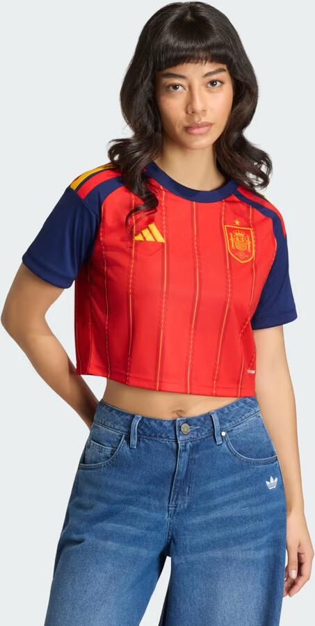 Adidas Sport-T-shirts Home Crop Spain Football Jersey