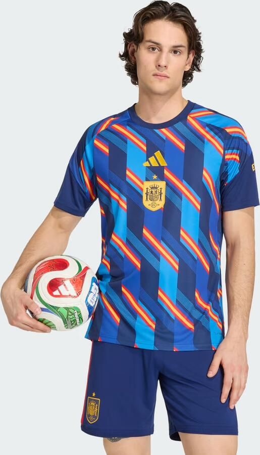 Adidas Spain 2026 Pre Match Shirt Blauw- Heren Blauw