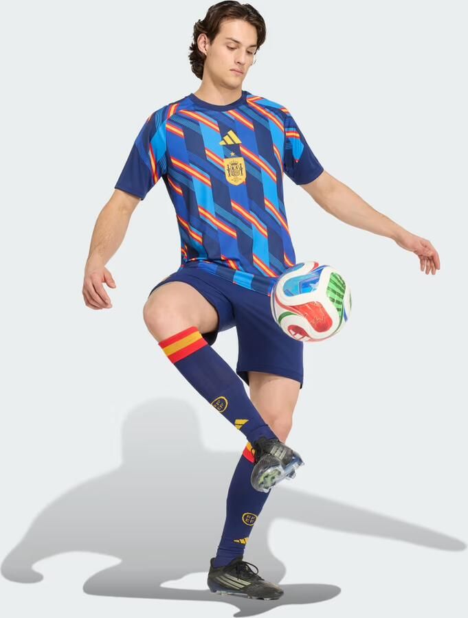 Adidas Spain 2026 Pre Match Shirt Blauw- Heren Blauw - Foto 3