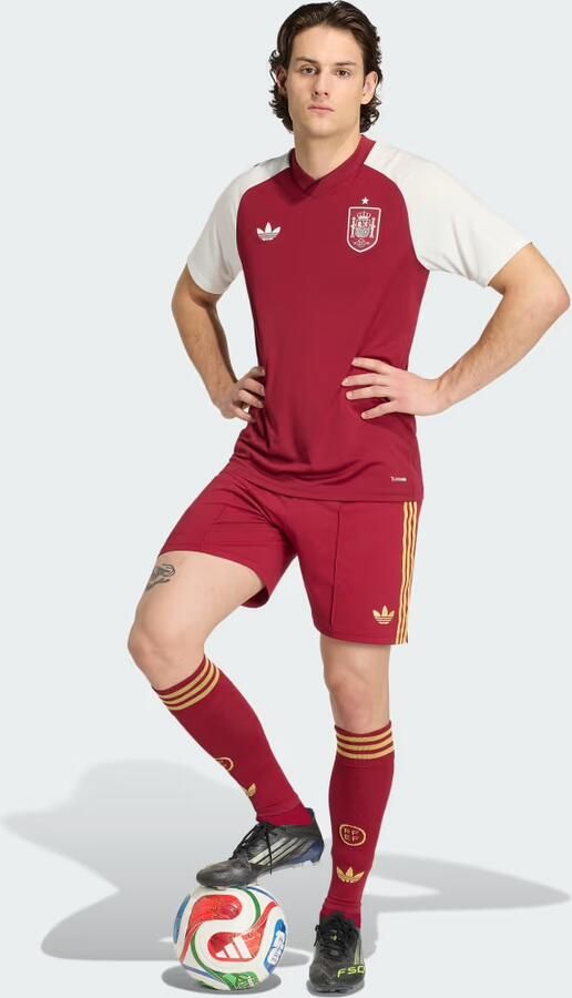 Adidas T-shirt Korte Mouw Preshirt Away Spain Football Jersey - Foto 4