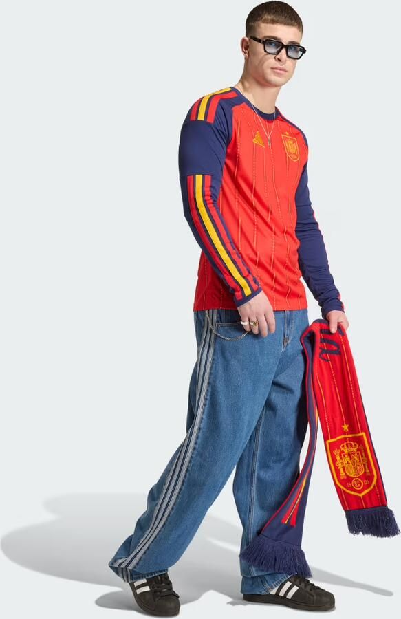 Adidas Spanje 26 Thuisshirt met Lange Mouwen - Foto 4