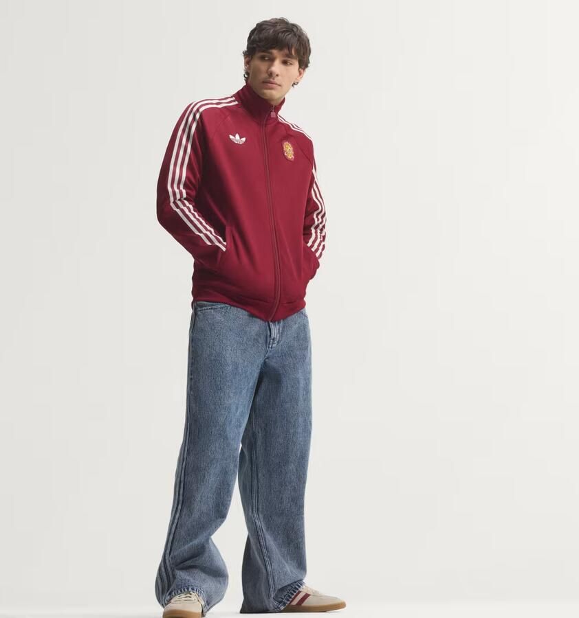 Adidas Originals regular fit trainingsjack Spanje met katoen