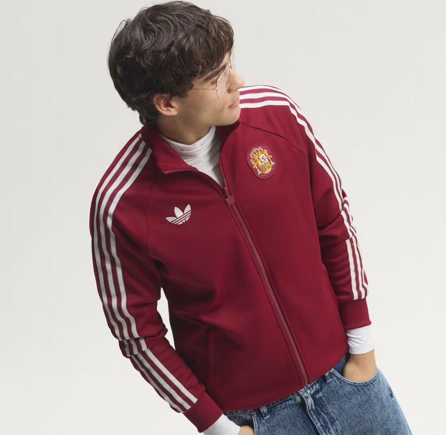 Adidas Originals regular fit trainingsjack Spanje met katoen - Foto 6