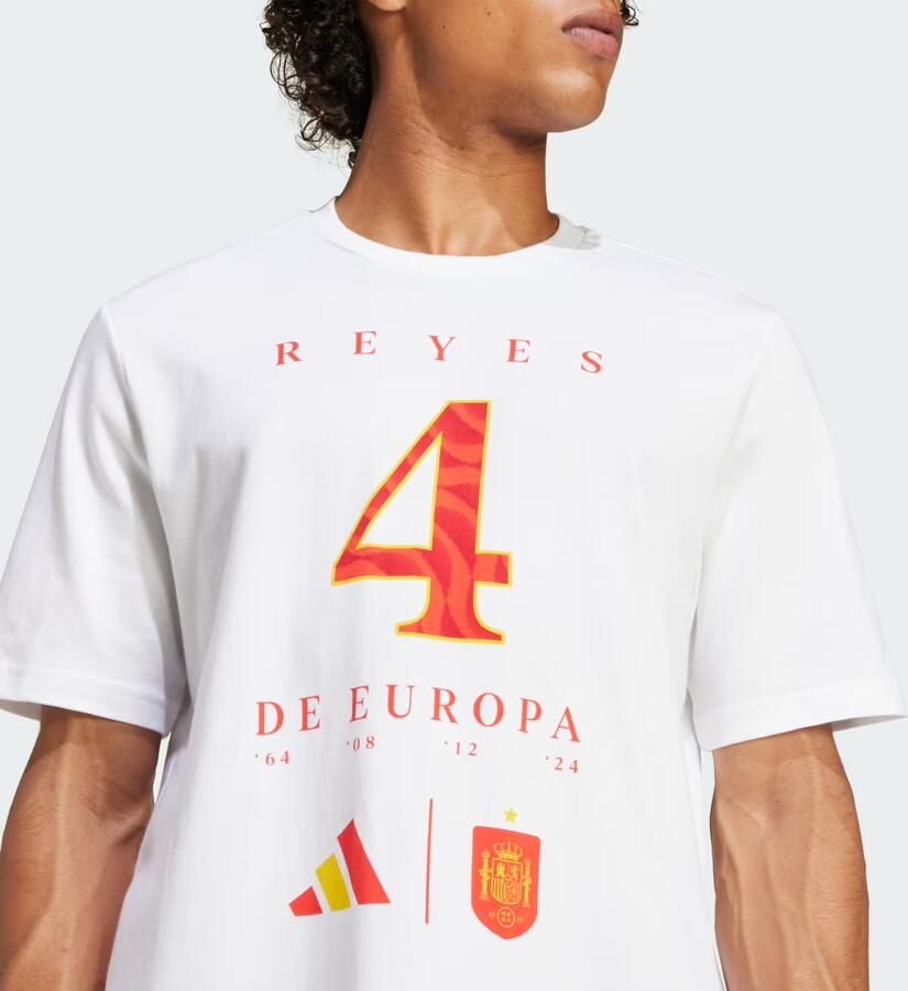 Adidas Spanje Winnaars T-shirt White Heren - Foto 2