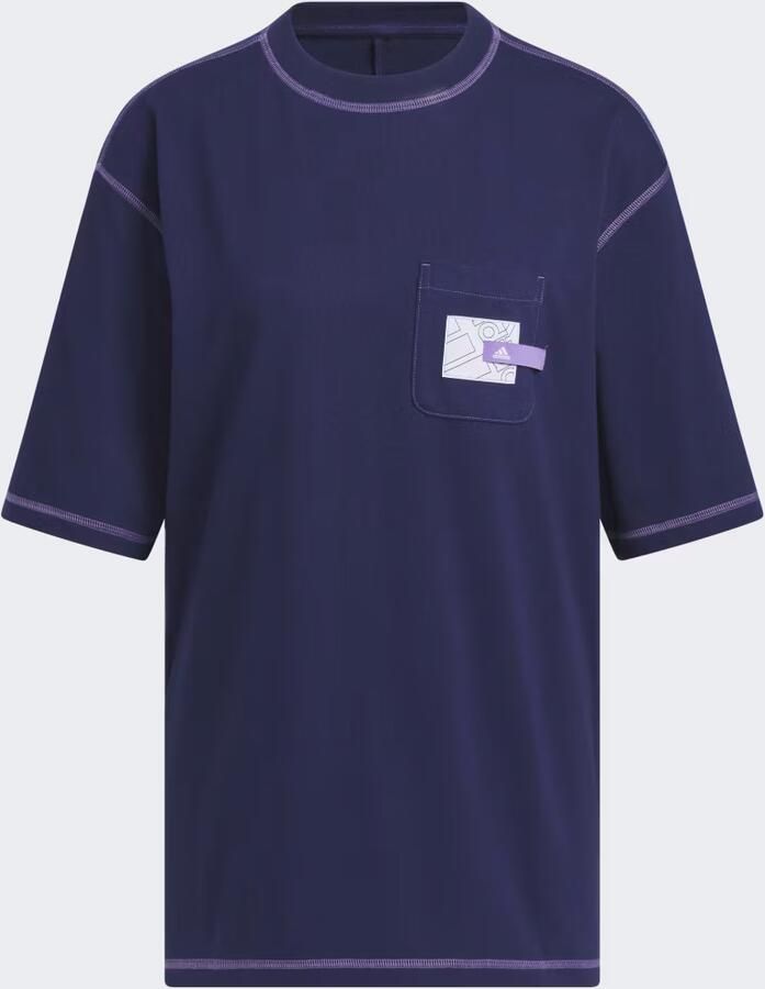 Adidas Sport Statement Boyfriend Pocket T-Shirt