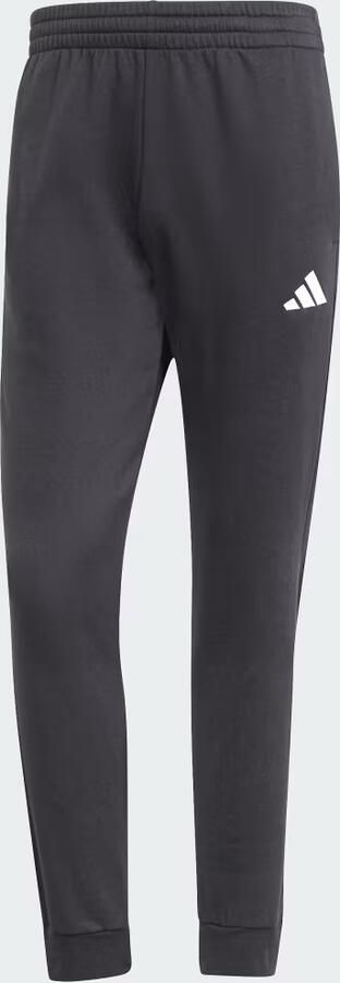 Adidas Sportswear Basic 3-Stripes Fleece Trainingspak Zwart- Heren Zwart - Foto 5