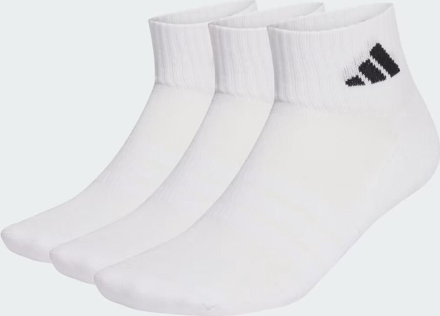 Adidas SPORTSWEAR GEVOERDE ENKELSOKKEN 3 PAAR