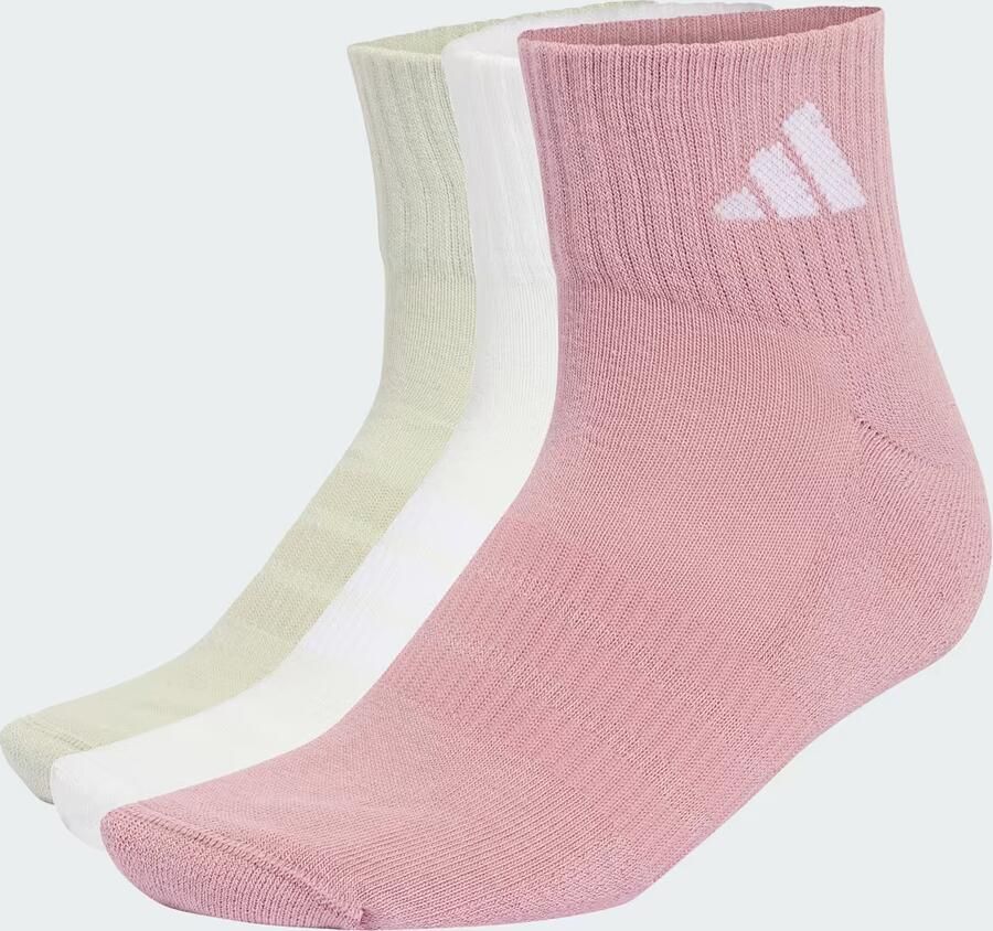Adidas SPORTSWEAR GEVOERDE ENKELSOKKEN 3 PAAR