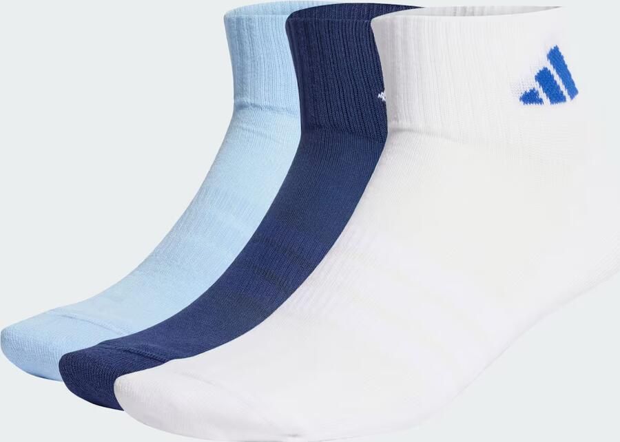 Adidas SPORTSWEAR GEVOERDE ENKELSOKKEN 3 PAAR