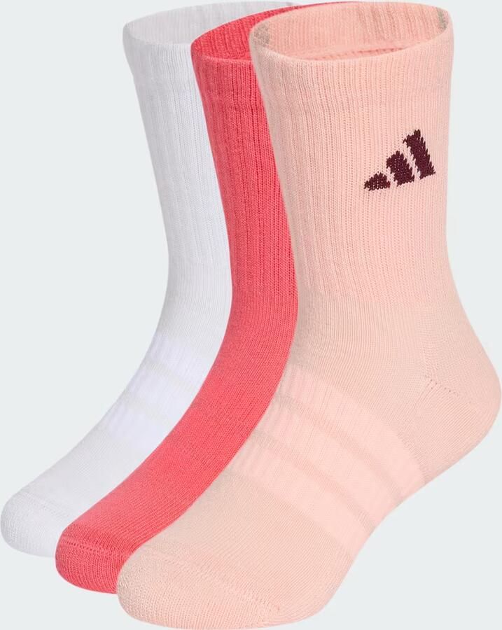 Adidas SPORTSWEAR GEVOERDE SOKKEN 3 PAAR