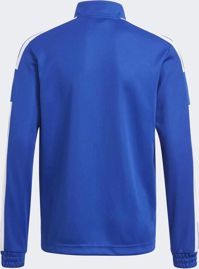 Adidas Perfor ce Junior sportvest Squadra 21 blauw wit Polyester Opstaande kraag 140 - Foto 4