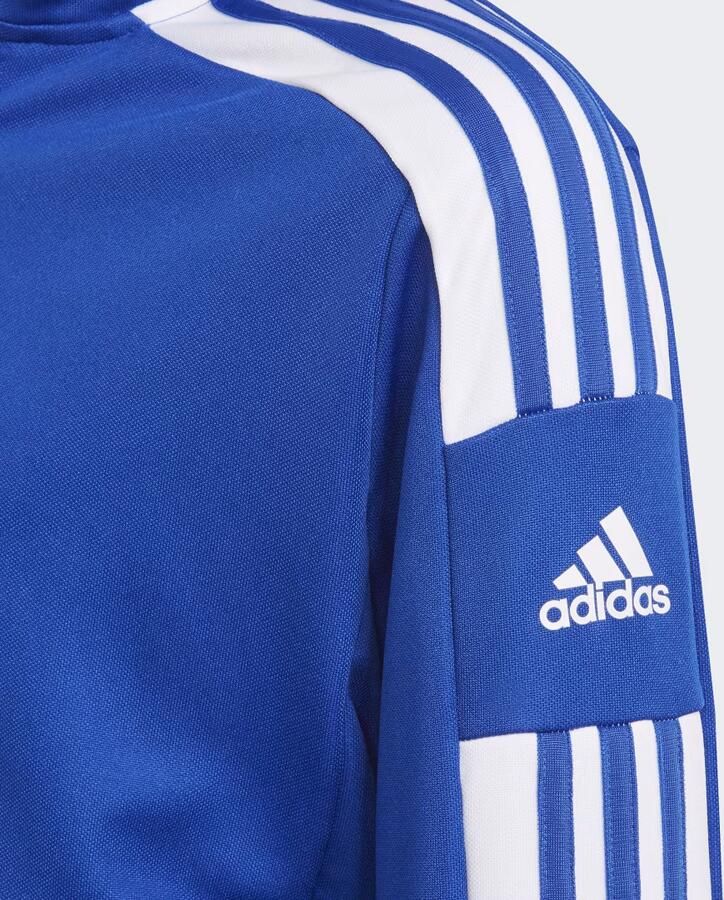 Adidas Perfor ce Junior sportvest Squadra 21 blauw wit Polyester Opstaande kraag 140 - Foto 2