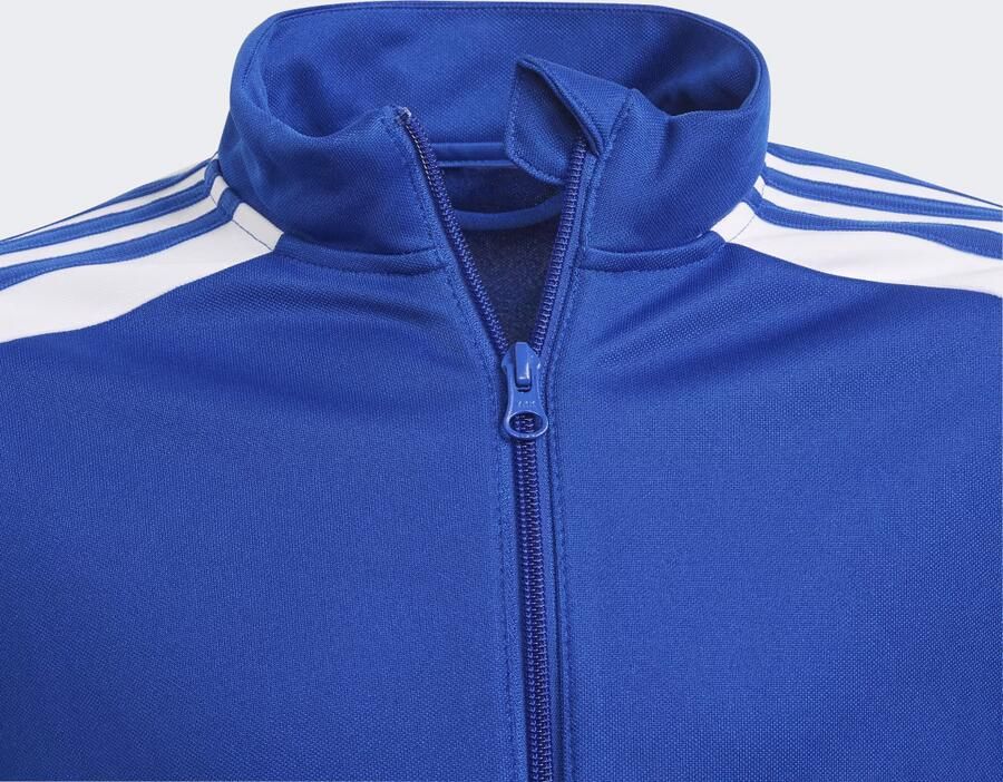 Adidas Perfor ce Junior sportvest Squadra 21 blauw wit Polyester Opstaande kraag 140 - Foto 3