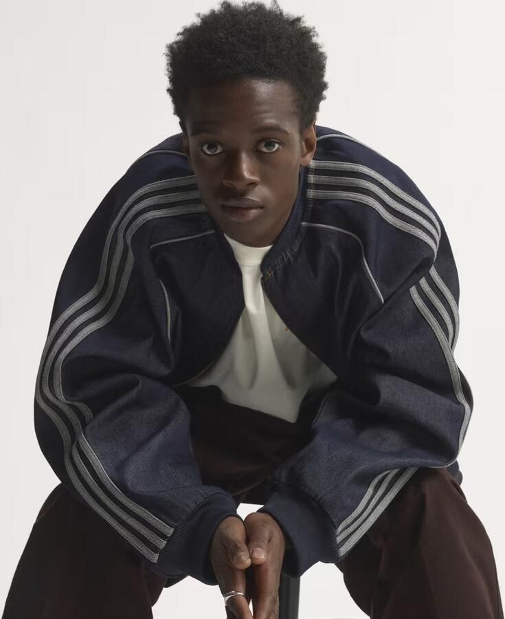 Adidas Originals Loose fit jeansjack van puur katoen met gestikt logo - Foto 6