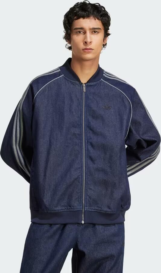 Adidas SST Adicolor Loose-fit SST Denim Stone