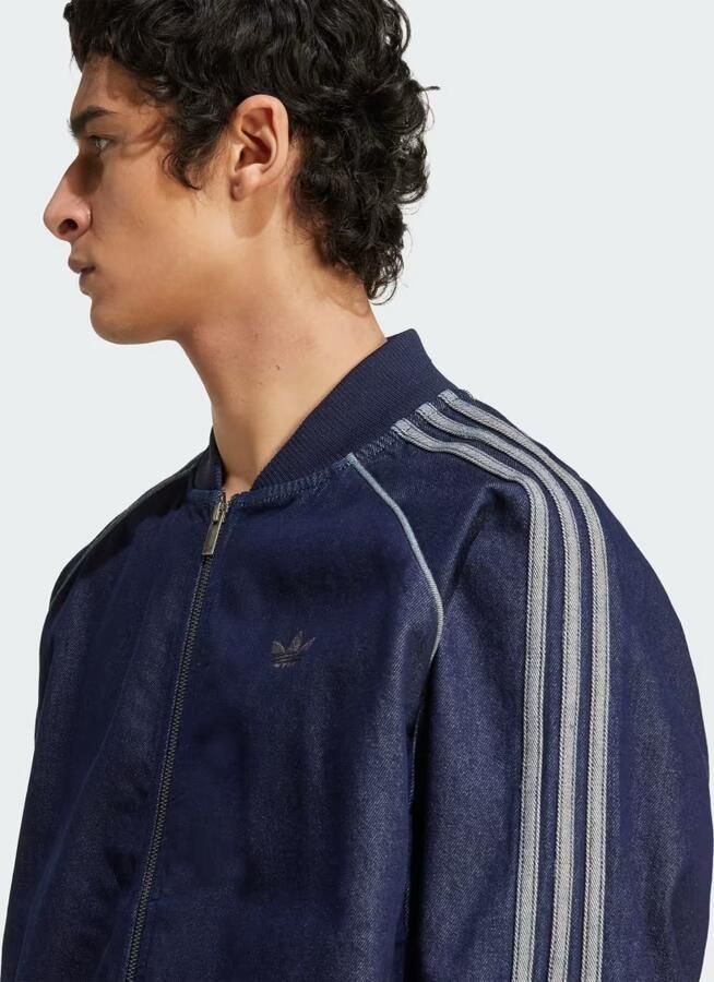Adidas SST Adicolor Loose-fit SST Denim Stone - Foto 4
