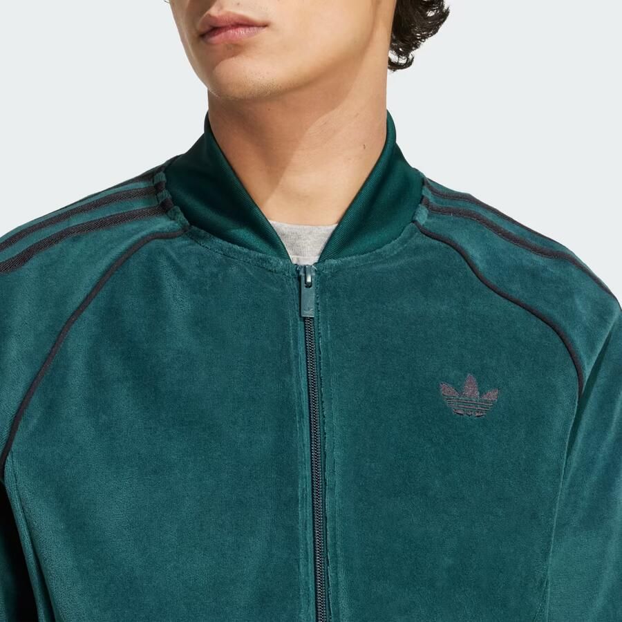 Adidas Originals Slim fit sweatjack met logostitching