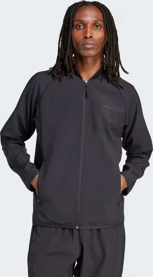 Adidas SST Bonded Sportjack Zwart- Heren Zwart - Foto 7