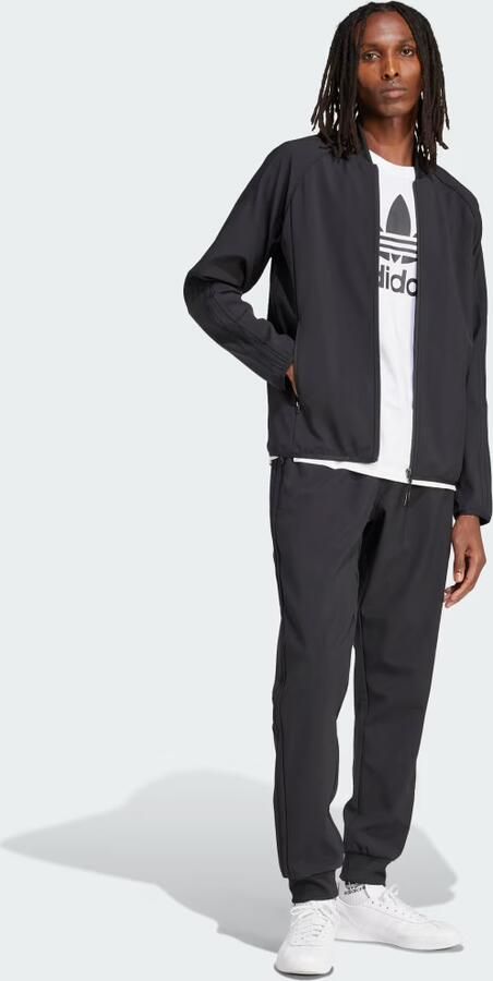 Adidas SST Bonded Sportjack Zwart- Heren Zwart - Foto 5