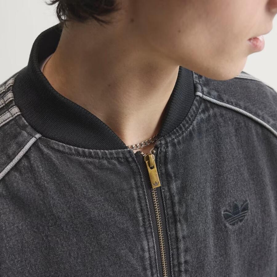 Adidas Originals SST Gothic Denim Track Top Zwart- Heren Zwart - Foto 3