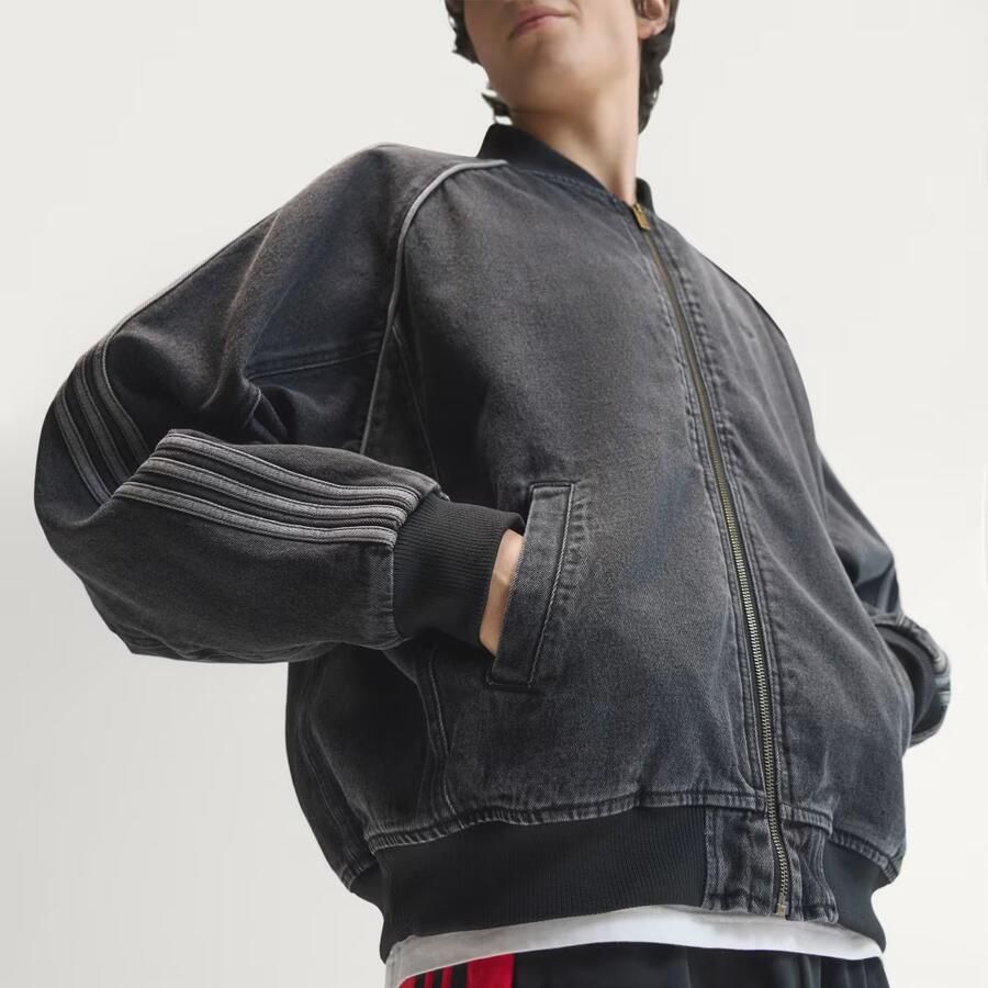 Adidas Originals SST Gothic Denim Track Top Zwart- Heren Zwart - Foto 5