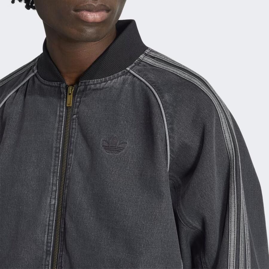 Adidas Originals SST Gothic Denim Track Top Zwart- Heren Zwart - Foto 3