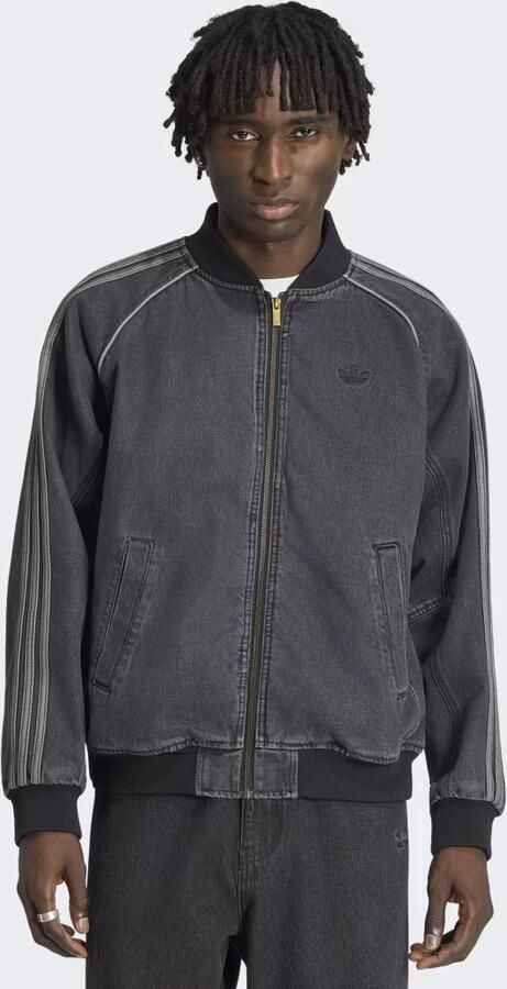 Adidas Originals SST Gothic Denim Track Top Zwart- Heren Zwart - Foto 2