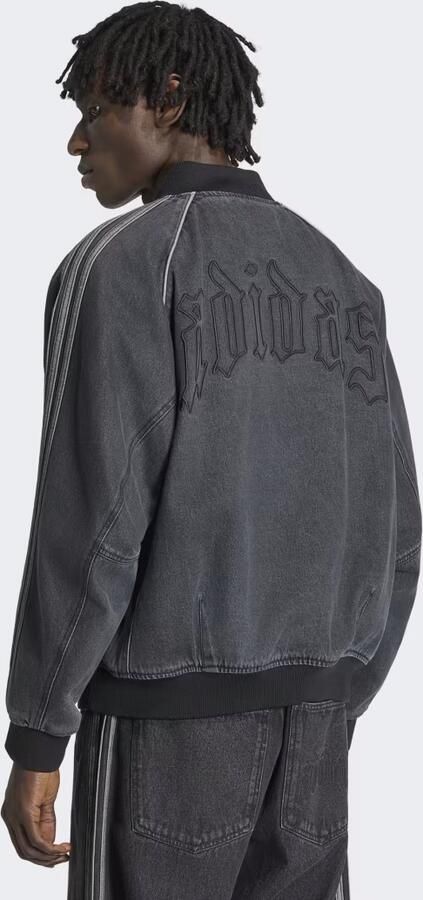 Adidas Originals SST Gothic Denim Track Top Zwart- Heren Zwart - Foto 7