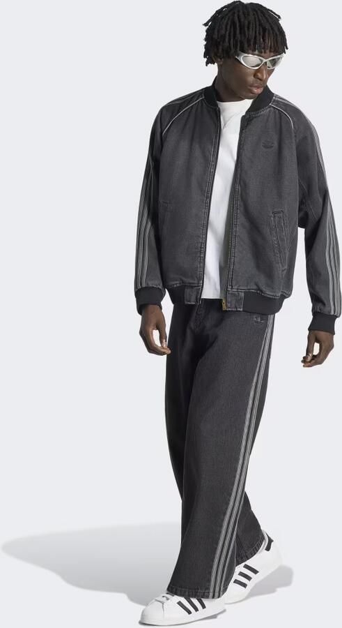 Adidas Originals SST Gothic Denim Track Top Zwart- Heren Zwart - Foto 6