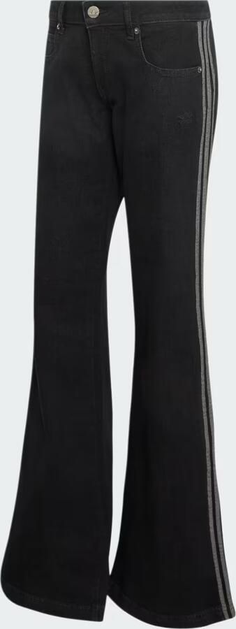 Adidas Originals Denim Low Rise Jeans Zwart - Foto 4