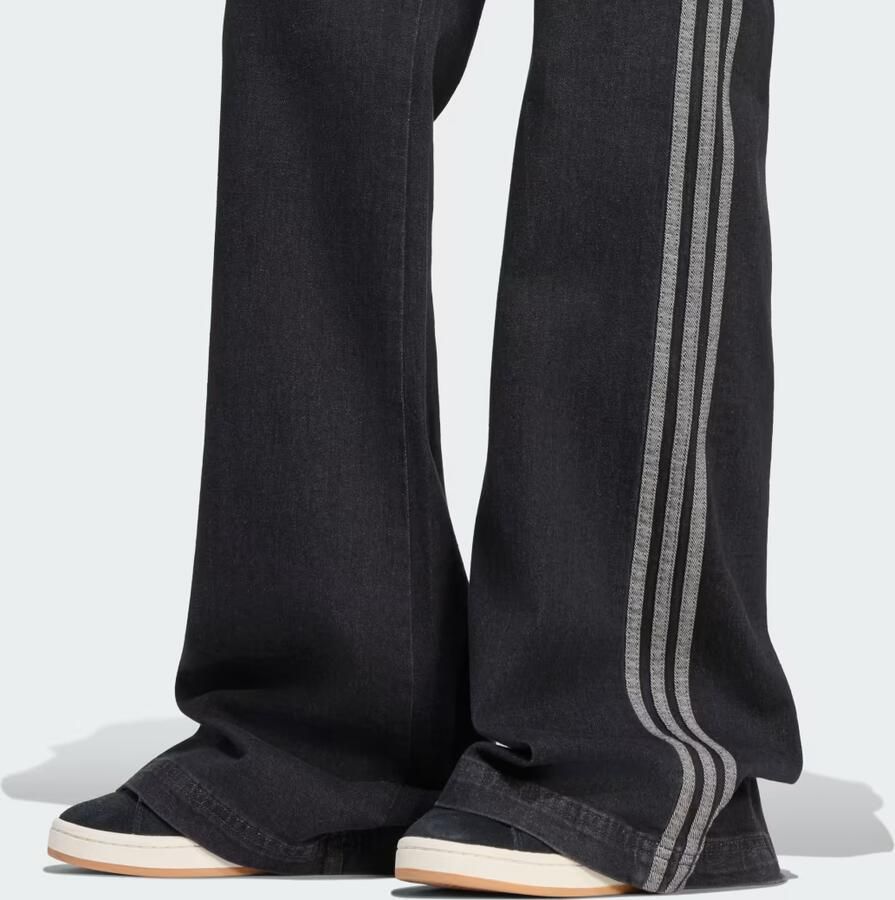 Adidas Originals Denim Low Rise Jeans Zwart - Foto 2