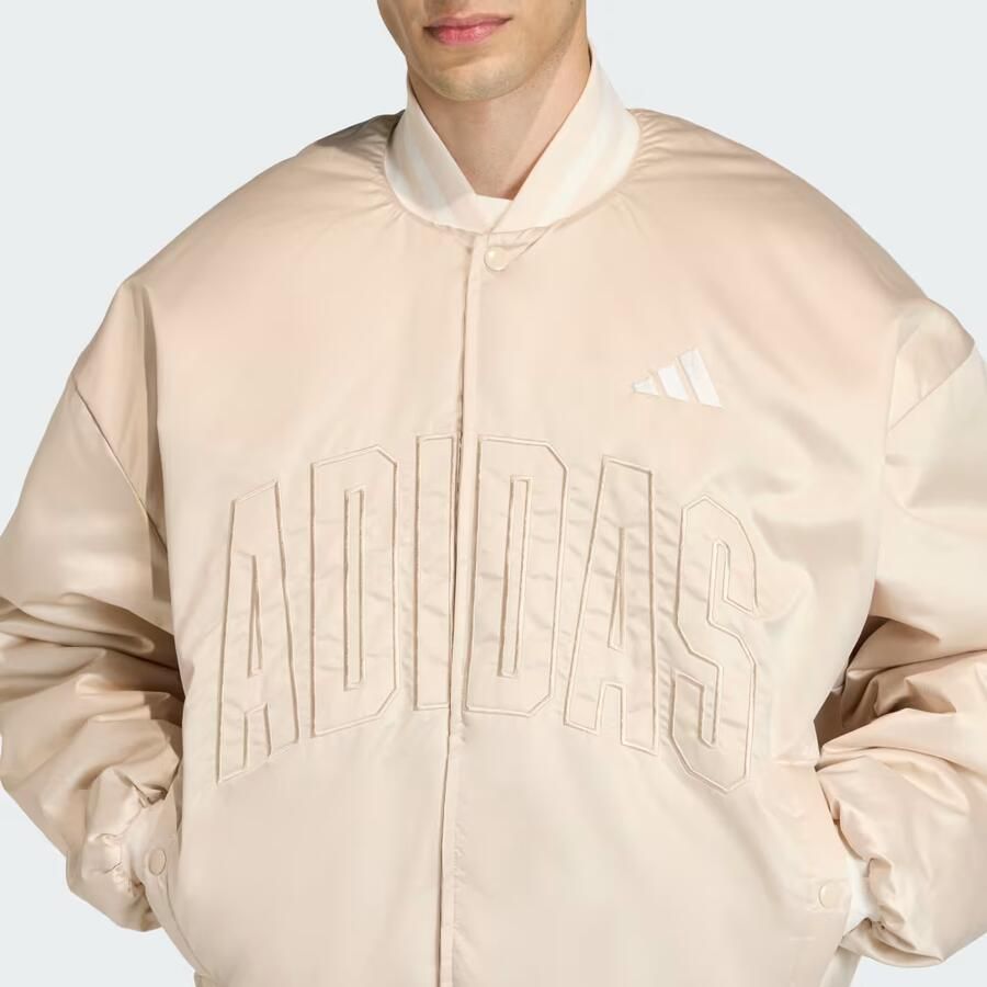 Adidas Sportswear Regular fit Bomberjack met opstaande kraag