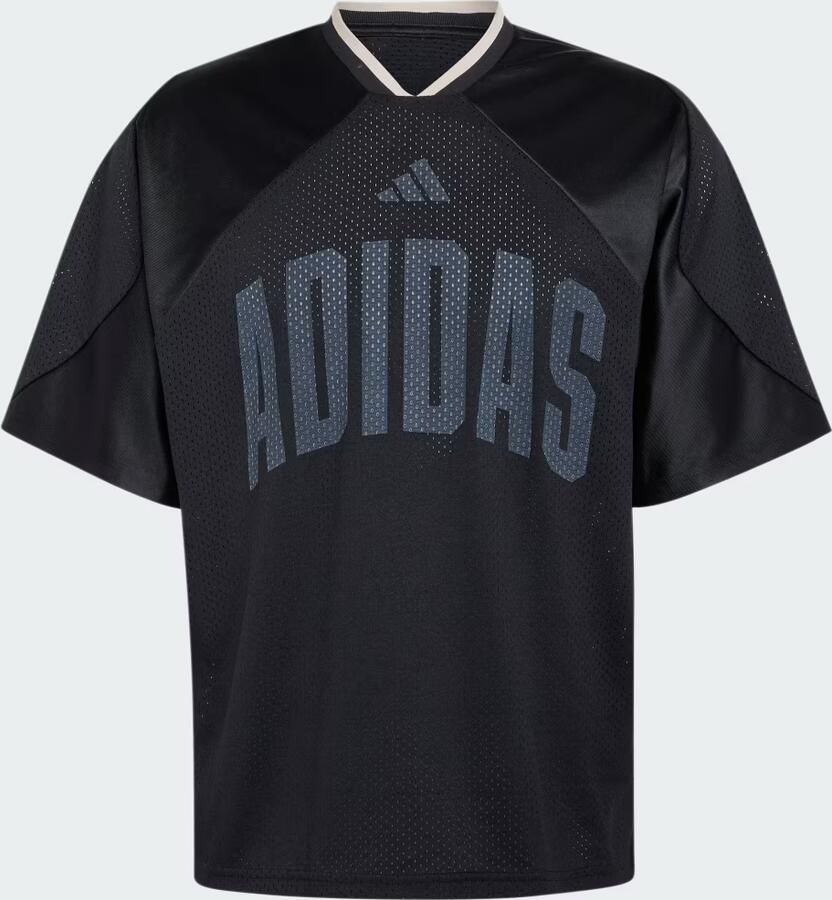 Adidas Sportswear T-shirt met V-hals en logo-print - Foto 3