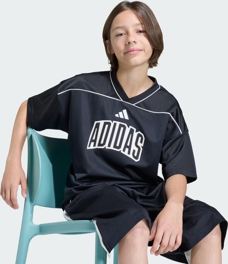 Adidas T-shirt Korte Mouw STADIUM MESH BASKETBALL SHIRT - Foto 3