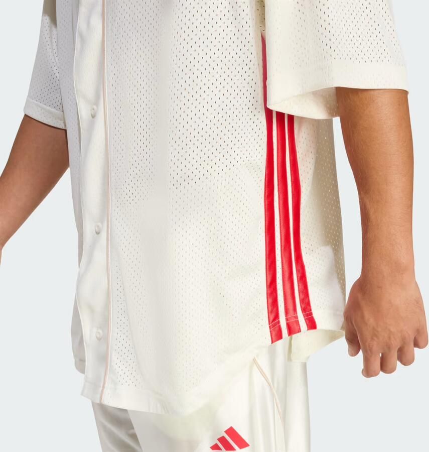 Adidas Sportswear Regular fit vrijetijdsoverhemd met contraststrepen - Foto 2
