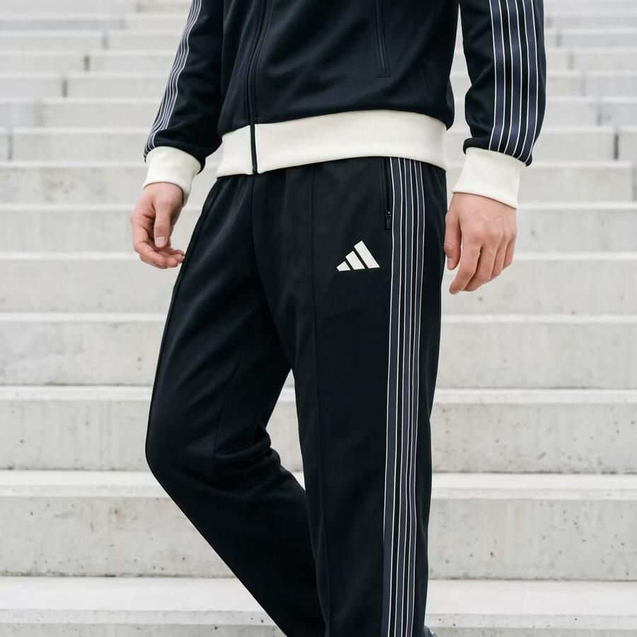 Adidas STADIUM REGULAR-FIT PIQUÉ LANGE OPEN HEM TRAININGSBROEK - Foto 2