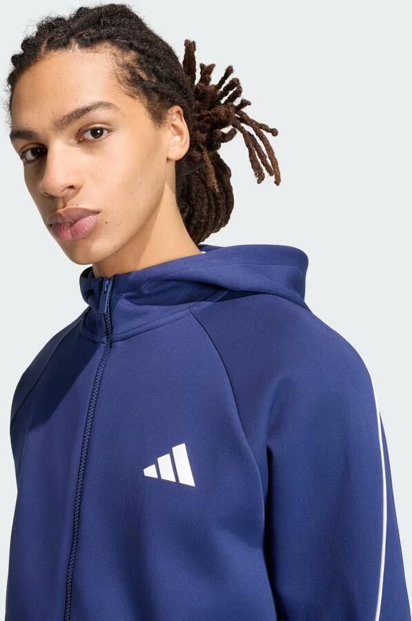 Adidas STADIUM SMALL LOGO RITSHOODIE - Foto 4