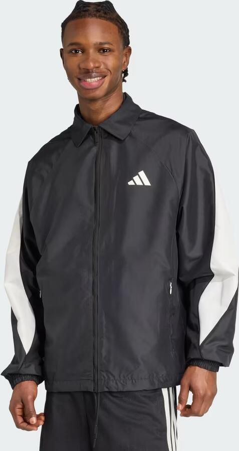 Adidas Sportswear Sweatjack met logoprint
