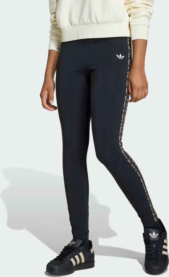 Adidas Originals Legging met logoprint en elastische band