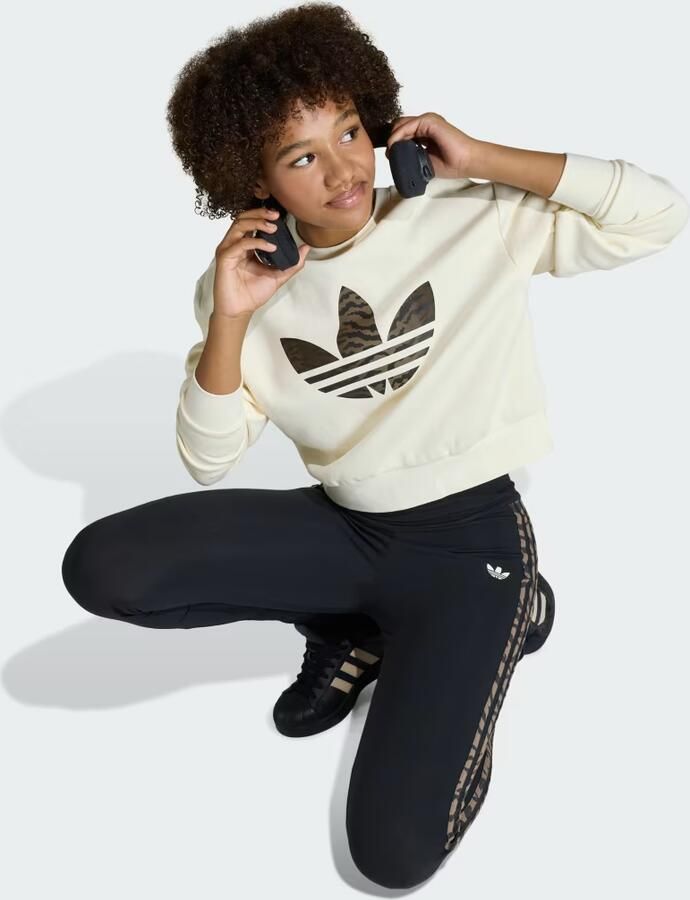 Adidas Originals Leggings met logoprint en elastische tailleband - Foto 3