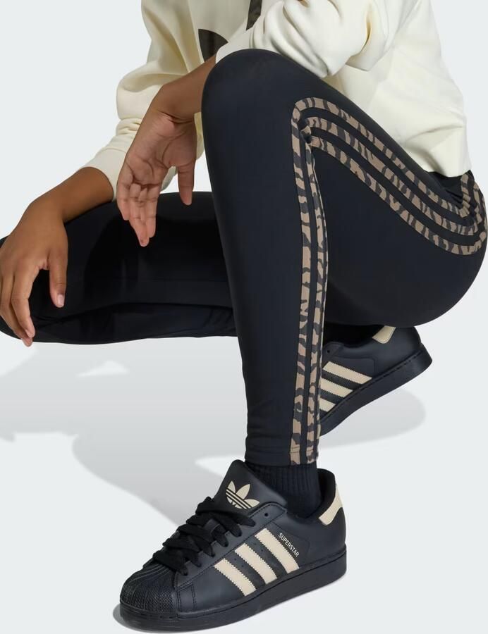 Adidas Originals Leggings met logoprint en elastische tailleband - Foto 2