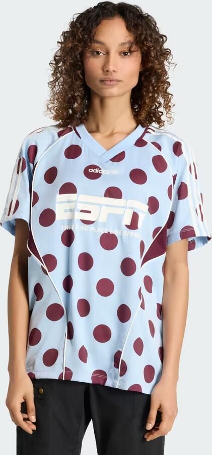 Adidas Originals relaxed fit T-shirt tricot met all-over motief - Foto 2